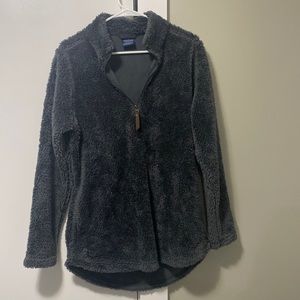 Women’s Charles River Fuzzy 1-4 Zip Pullover, Size M, Charcoal, Used Like New